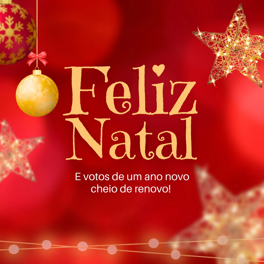 1 Cartão de natal quadrado