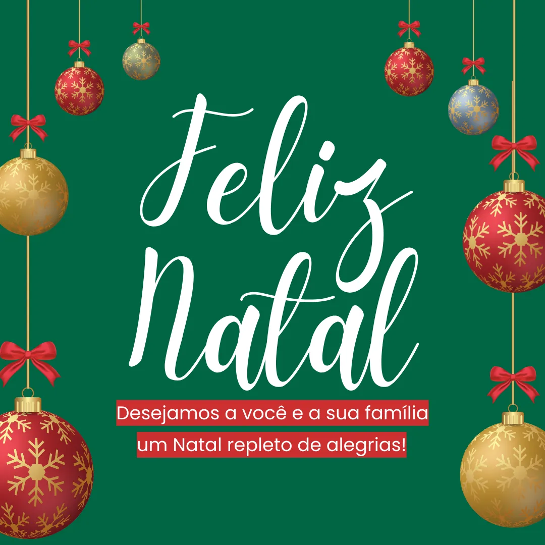 8 Cartão de natal quadrado