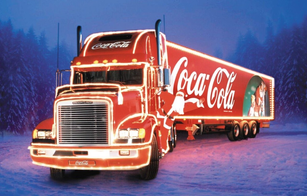 Freightliner, modelo FLD 120 caminhão da Coca-Cola