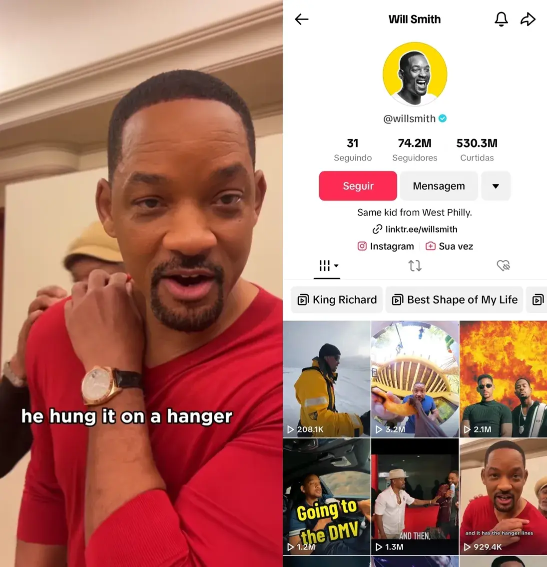 Will Smith (@willsmith) TikTok