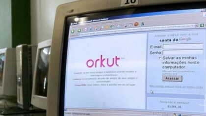 Orkut - página inicial