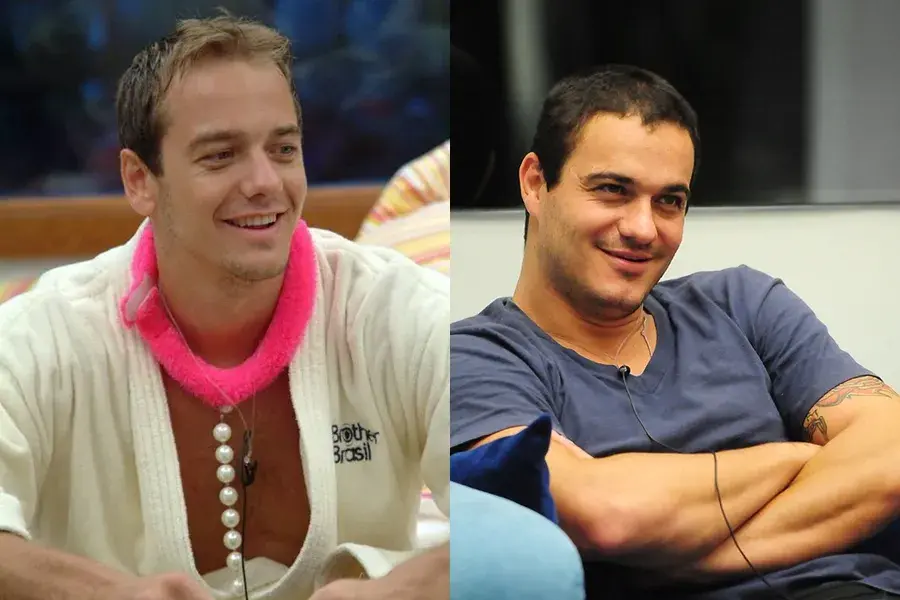 Rogério Padovan (BBB 5) e Rafael Leandro (BBB 12)