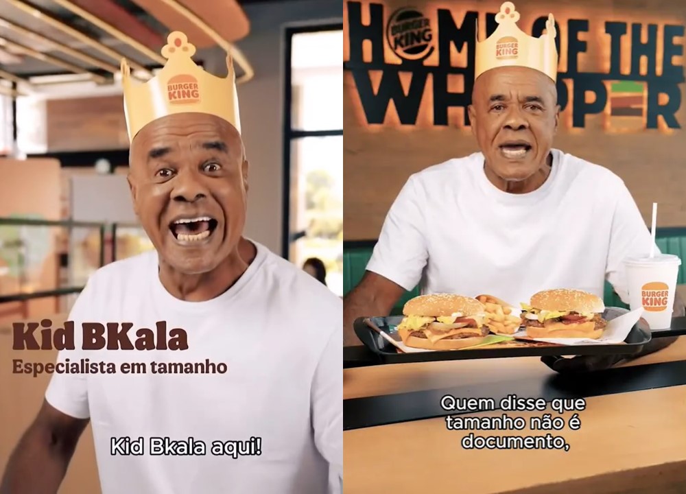 Burger King e Kid Bengala