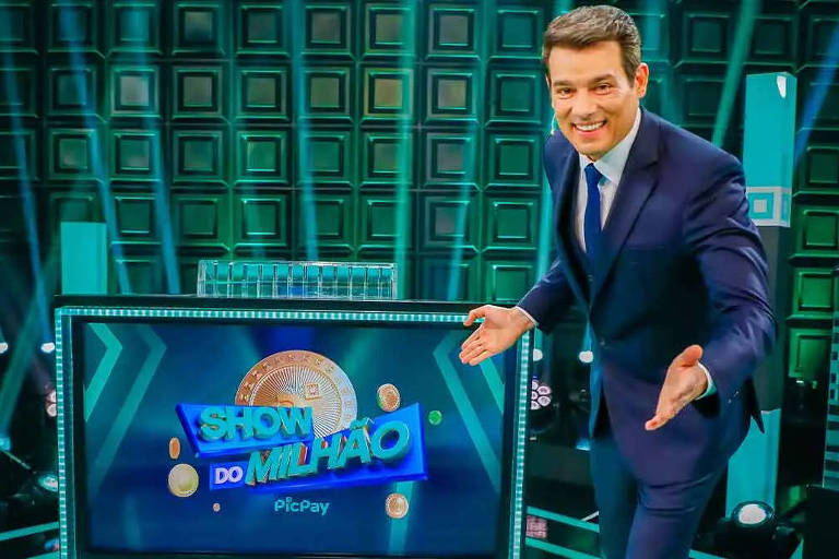 Celso Portiolli na última temporada do Show do Milhão o SBT vai ao STJ para tentar liberar produção de game show