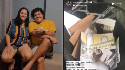 BBB 24 Esposa de Lucas indica término, rasga fotos de casal e declara torcida para Davi