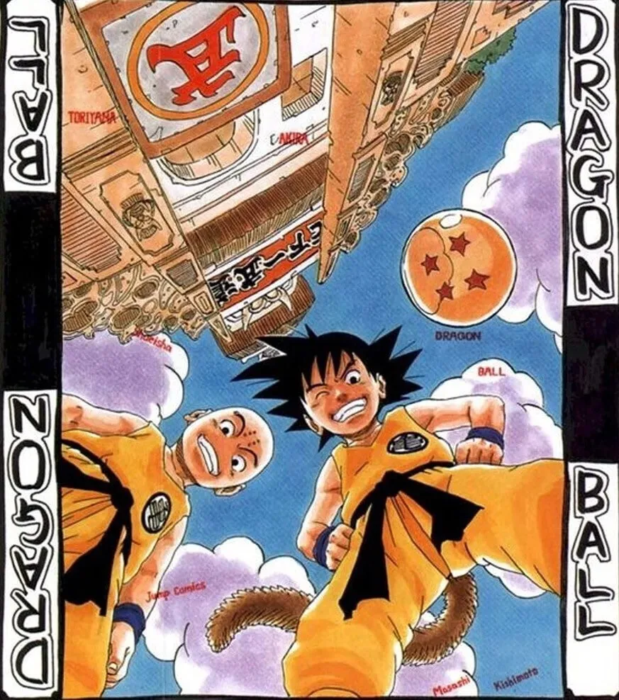 Desenho do Goku no Naruto