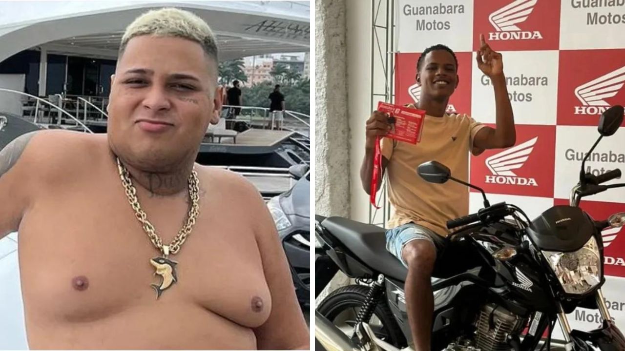 MC Ryan SP doa moto de R$ 10 mil para entregador que teve bicicleta roubada