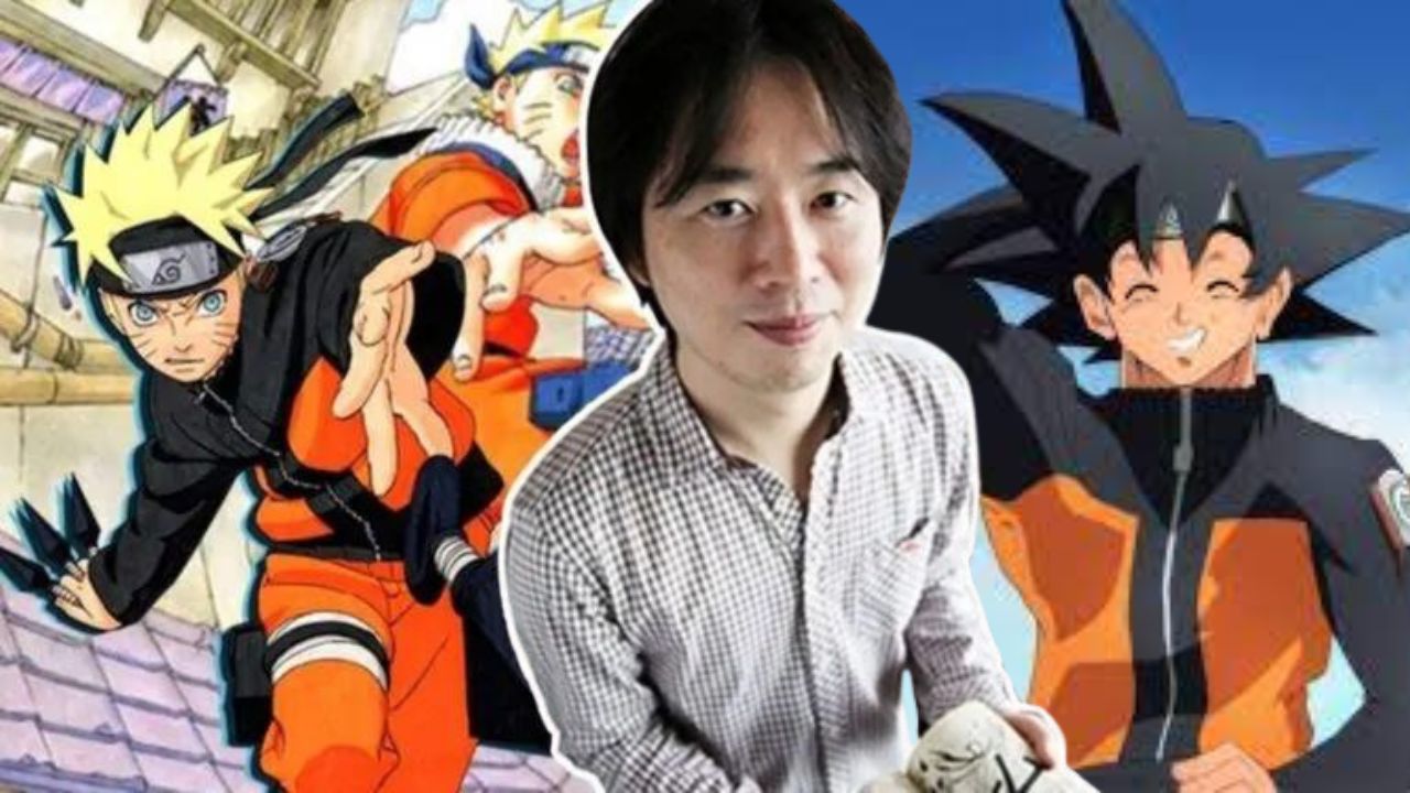 Masashi Kishimoto desenhou Goku e Kuririn no estilo de Naruto em homenagem a Akira Toriyama, criador de Dragon Ball
