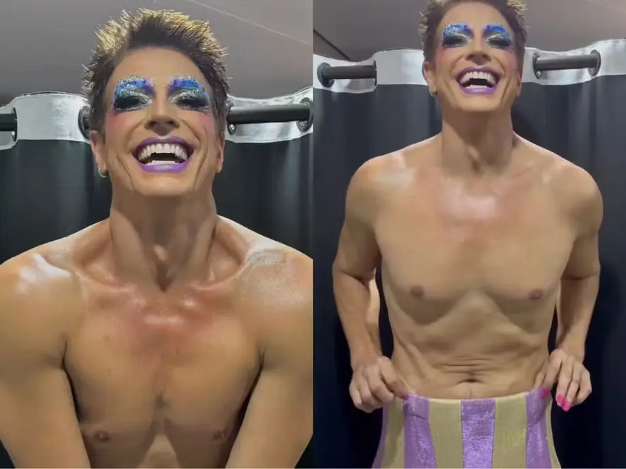 Reynaldo Gianecchini compartilha processo de preparação para interpretar uma drag queen no teatro: 'Estou muito orgulhoso'