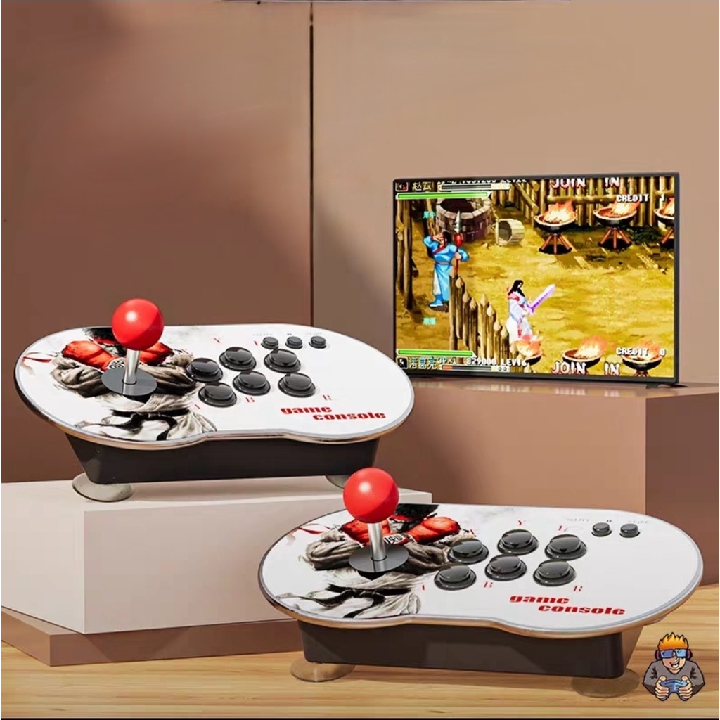 Controle Duplo para Jogos Conecte e Jogue! Console de Emulação Portátil com 10000 Jogos Retro