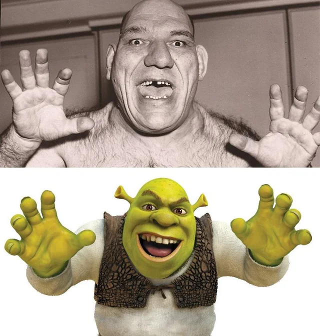 Maurice Tillet inspirou Shrek