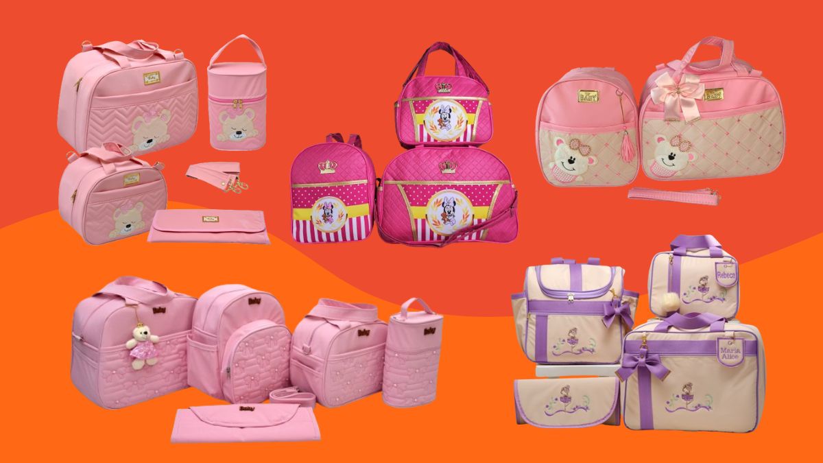 Melhores Kit Bolsa Maternidade Menina na Shopee em Promoção