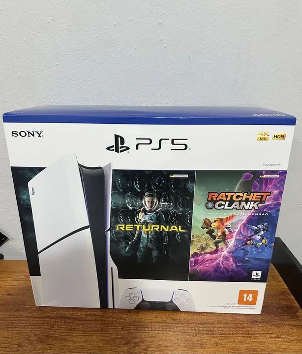 PlayStation 5 Slim com 2 Jogos