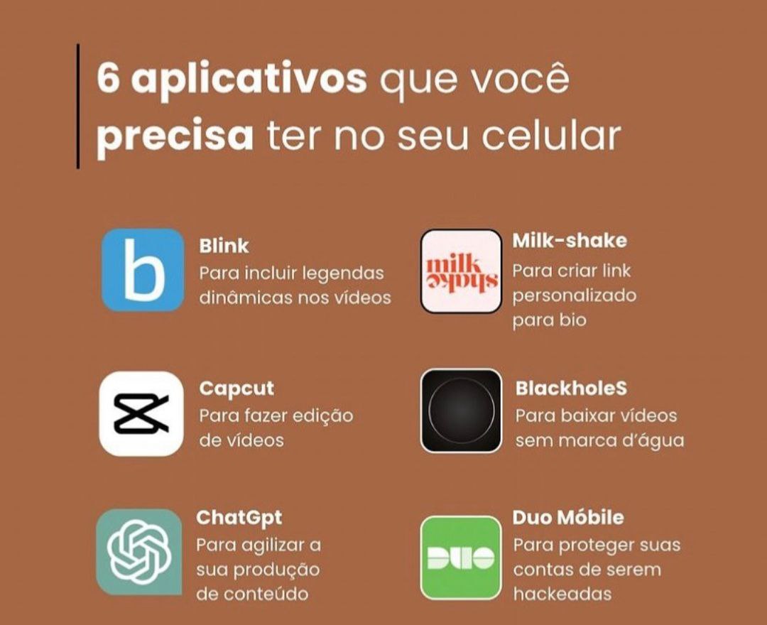 6 aplicativos que você precisa ter no seu celular