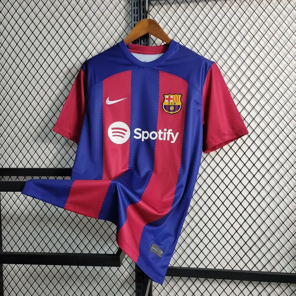 Camisa Barcelona I 23-24 - Torcedor Nike Masculina