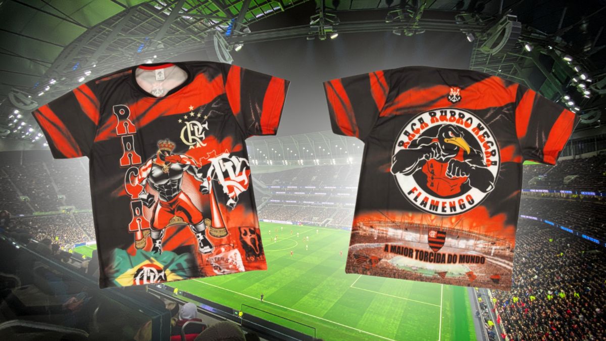 Camisa do Flamengo Torcida Achadinhos na Shopee