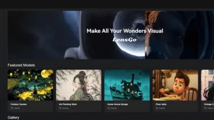 LensGo AI Transforme Seus Textos em Imagens e Vídeos