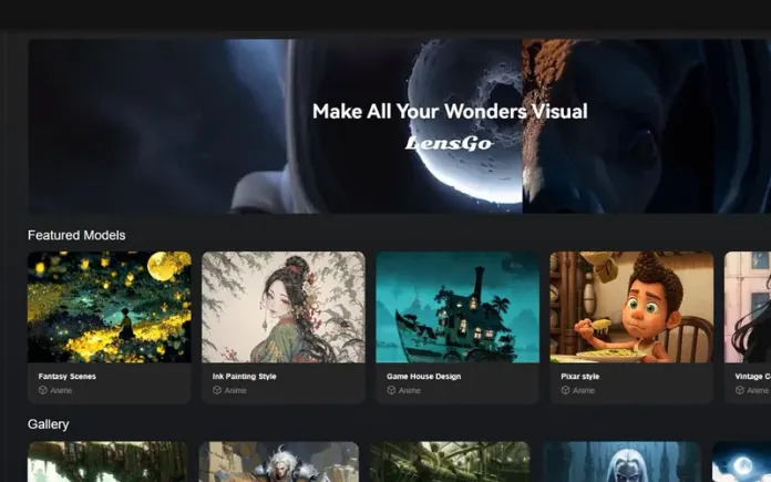 LensGo AI Transforme Seus Textos em Imagens e Vídeos