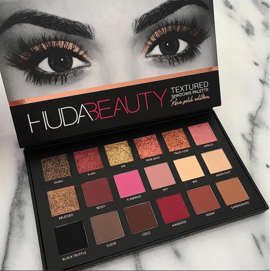 Maquiagem Huda Beauty paleta sombra maquiagem, paleta de sombras, paleta, paleta de maquiagem