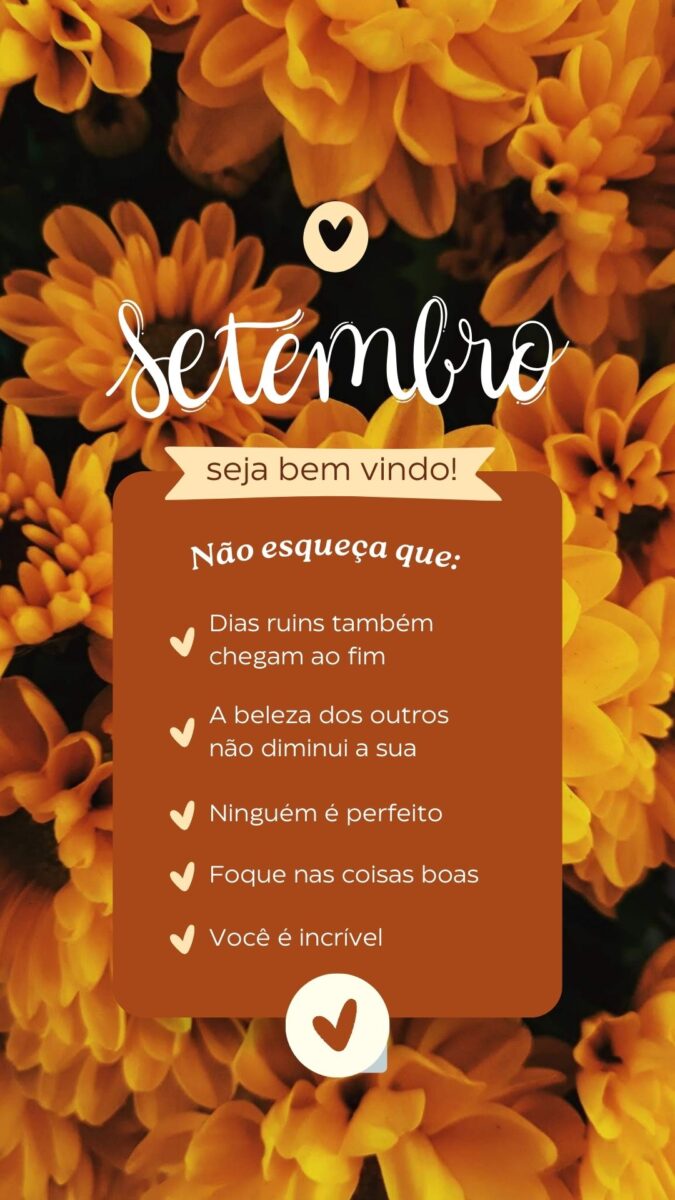 Story Bem-Vindo Setembro