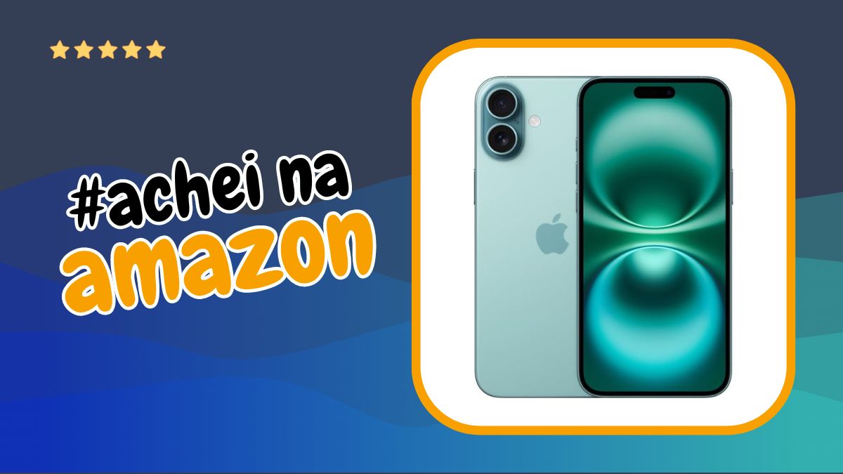 Apple iPhone 16 Plus Achei na Amazon