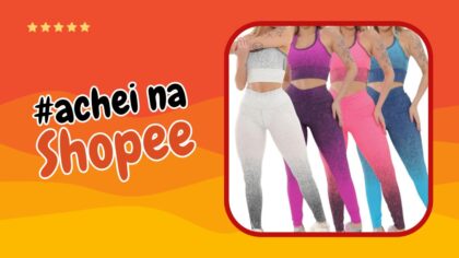 Conjunto Fitness Feminino Degradê