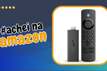 Fire TV Stick com Controle Remoto por Voz com Alexa Achei na Amazon