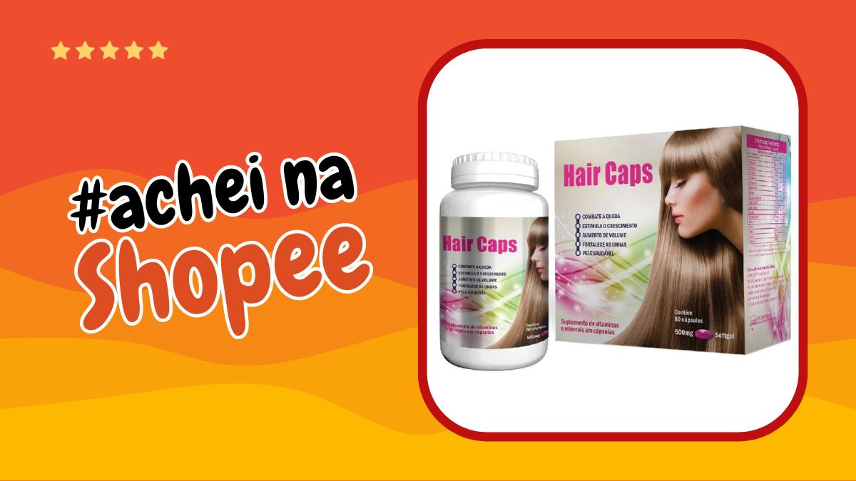 Hair Caps Forhealth Suplemento Completo para Cabelos, Unhas e Pele Achei na Shopee