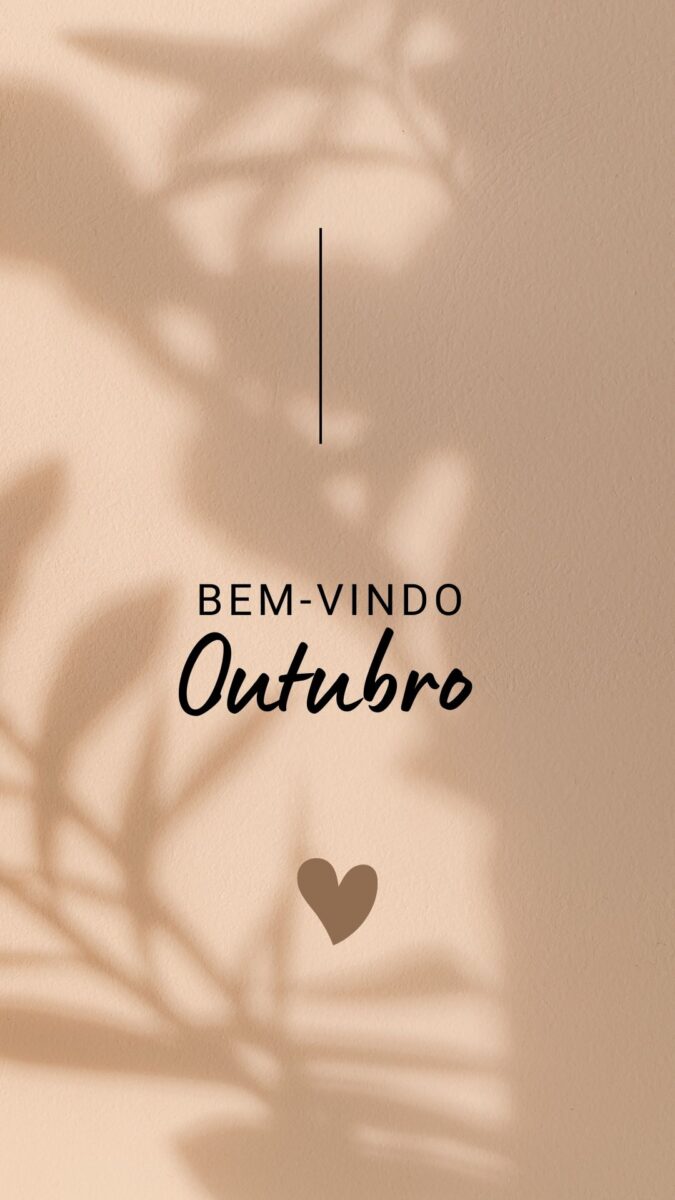 Story Bem-Vindo Outubro