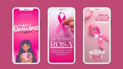 Stories do Outubro Rosa - Contribua para a Conscientização nas Redes Sociais