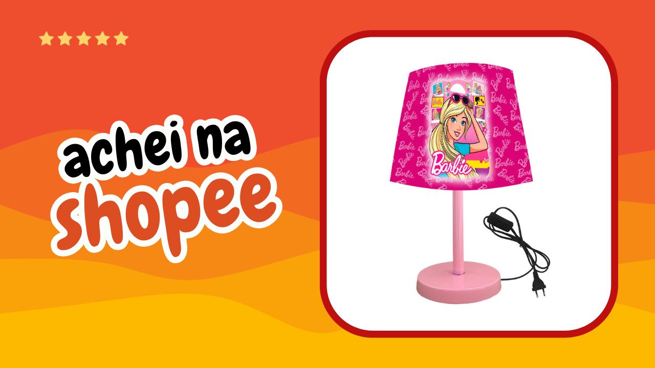 Melhor Abajur Infantil da Barbie