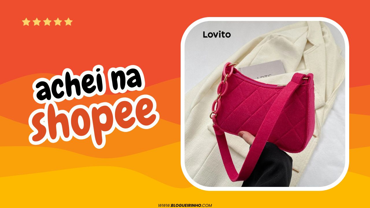 Melhor Bolsa de Ombro Pequena com Corrente para Mulheres Lovito