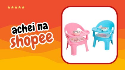 Melhor Cadeira de Alimentação para Bebês Achei na Shopee