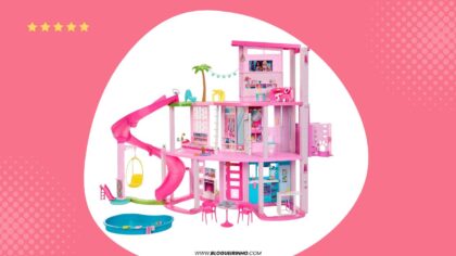 Melhor Casa Barbie para Bonecas 75 peças Três Andares e Escorregador