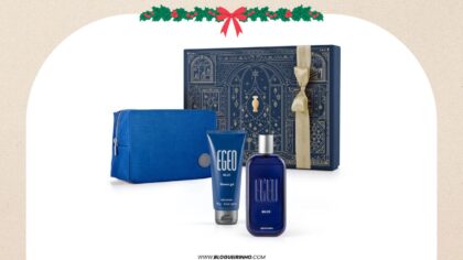 Melhor Kit Presente de Natal O Boticário Egeo Blue (3 itens), Masculino