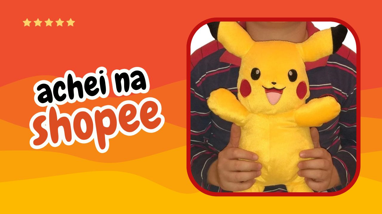 Melhor Pelúcia do Pikachu