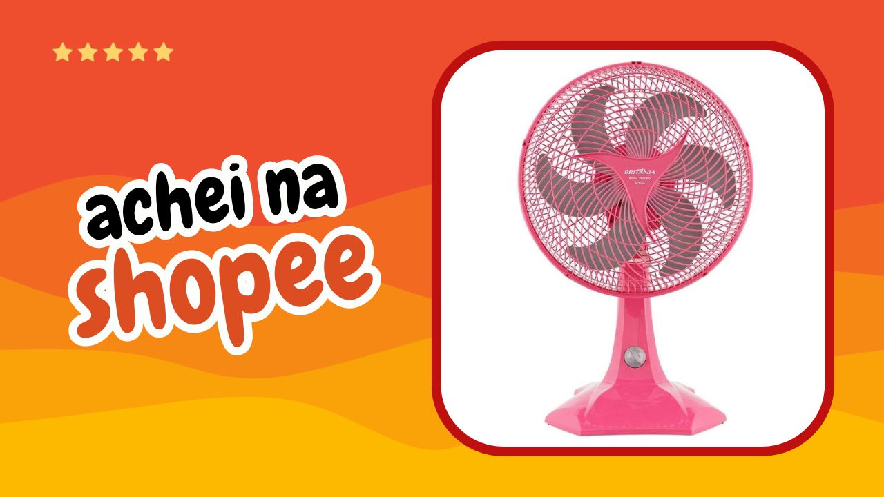 Melhor Ventilador Britânia Rosa