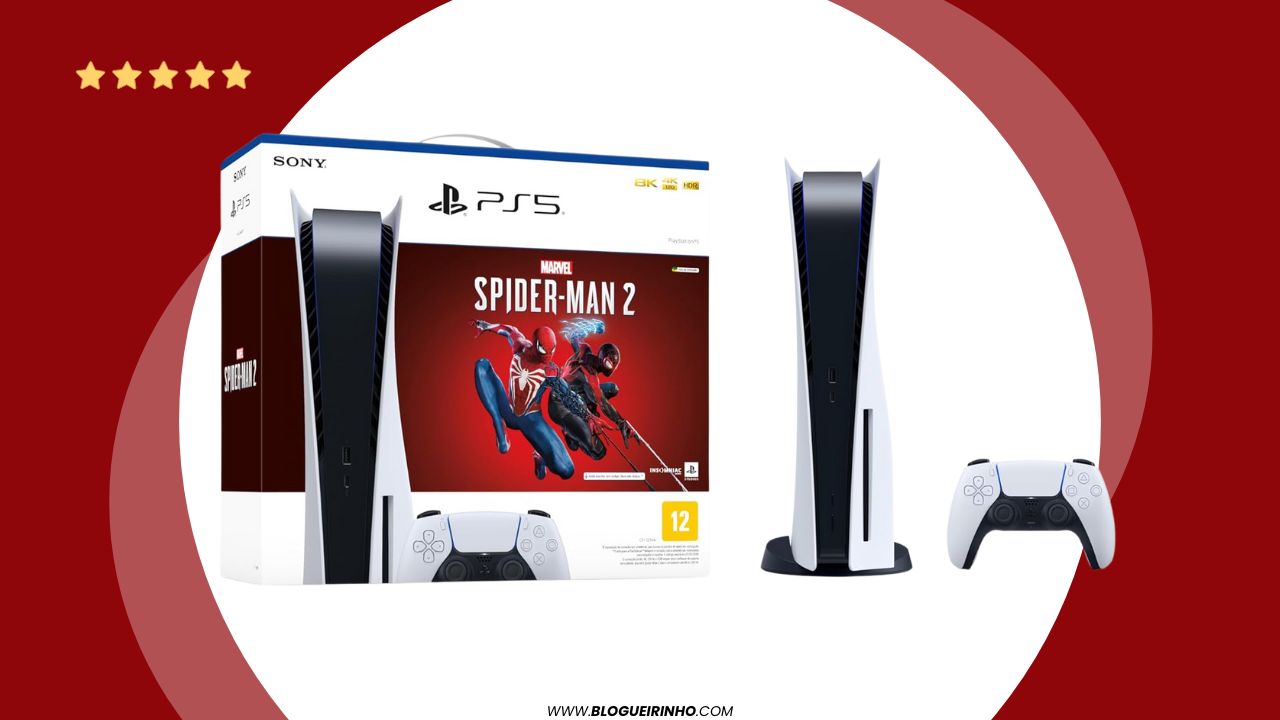 Melhor console PlayStation 5 Físico + Jogo Spider-Man 2 Standard