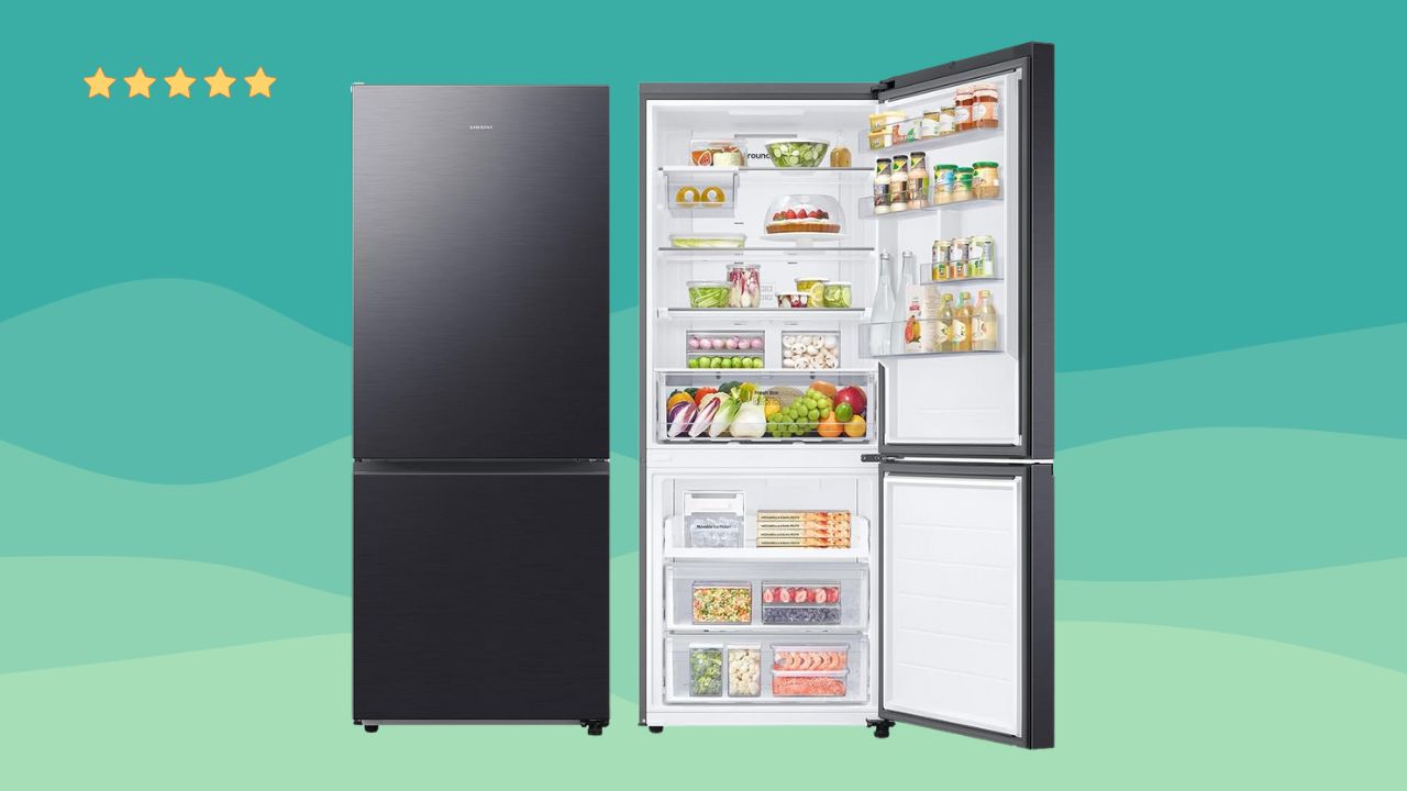 Melhor geladeira Samsung RB50 Black Inox 462L 220V