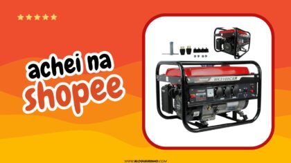 Melhor gerador de energia a gasolina portátil 3.1kW Monofásico Bivolt 3.1kW da Nakasaki