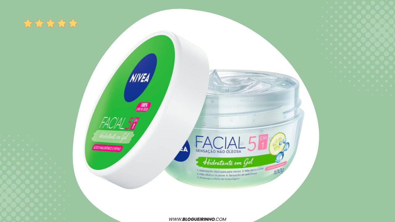 Melhor hidratante facial NIVEA em gel 100g