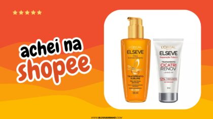 Melhor kit leave-in cicatri renov + óleo extraordinário para cabelos Elseve da L'Oréal Paris