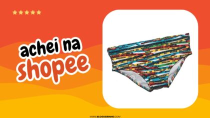 Melhor sunga boxer Fita do Bonfim Achei na Shopee