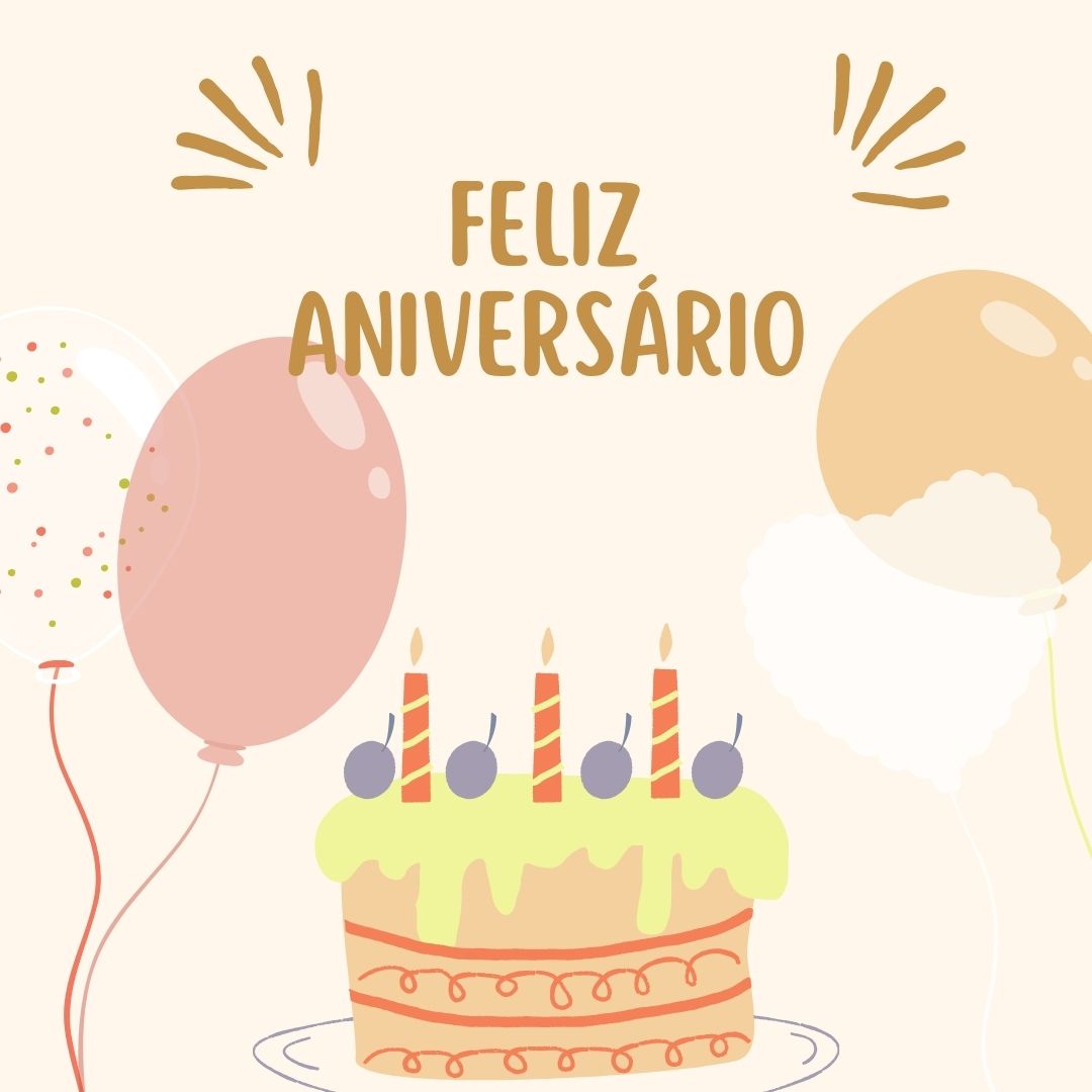 Post feliz aniversário para WhatsApp