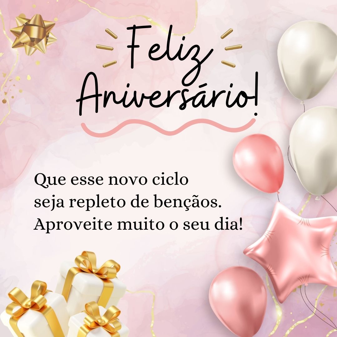 Post feliz aniversário para WhatsApp