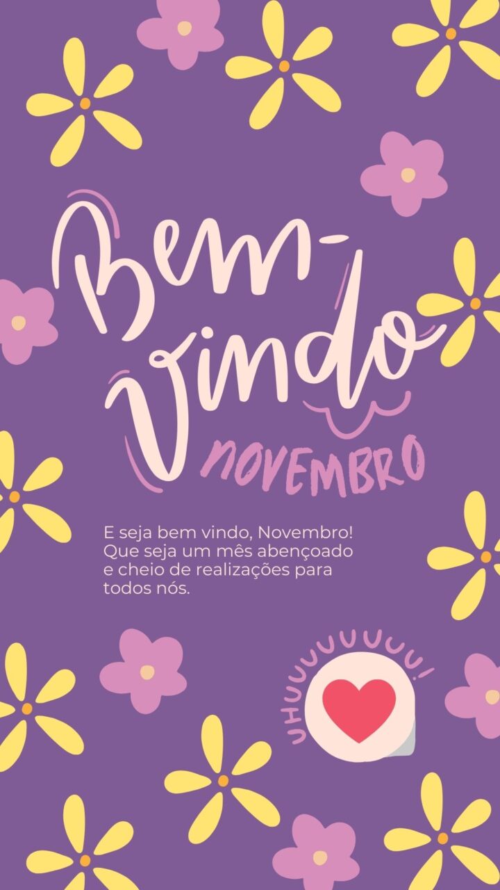 Story Bem-Vindo Novembro