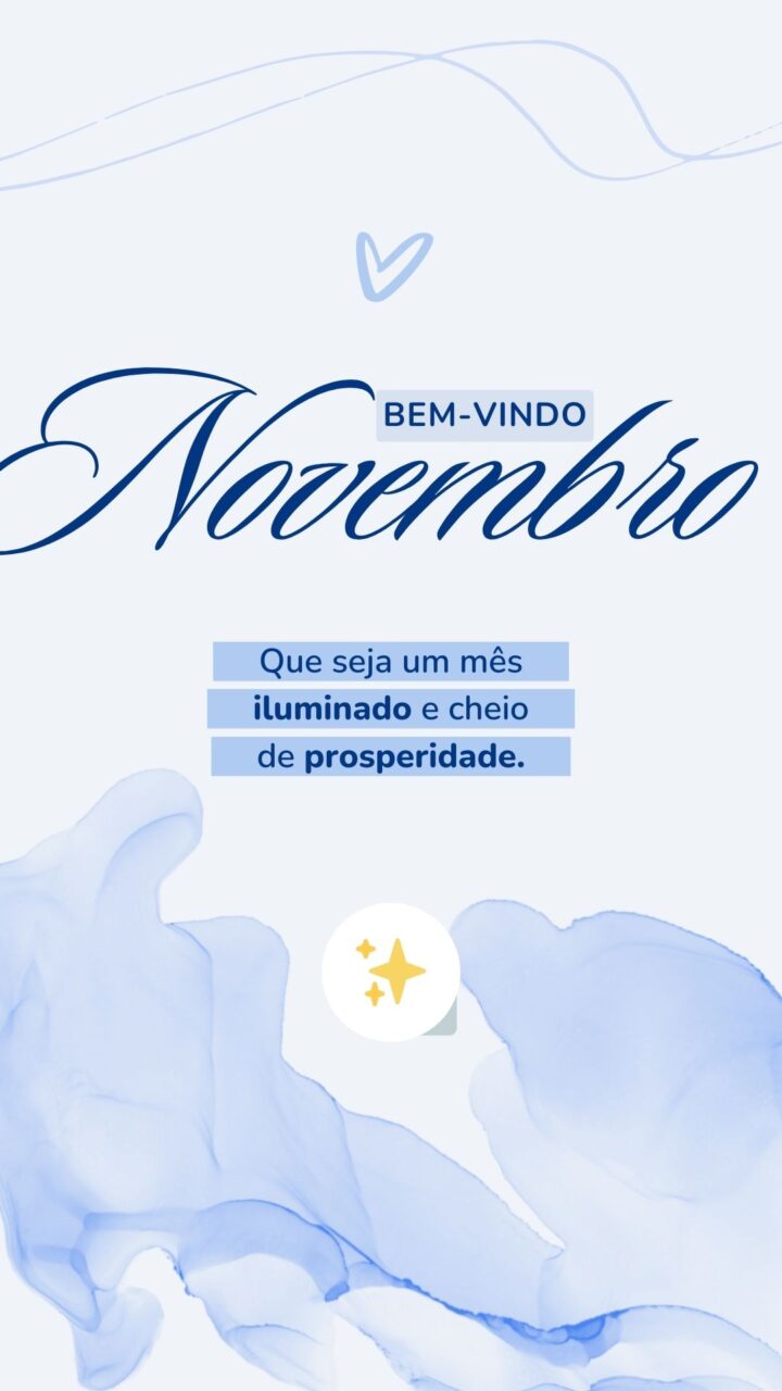 Story Bem-Vindo Novembro