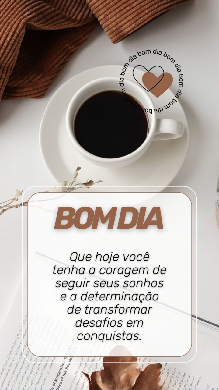 Story Bom Dia