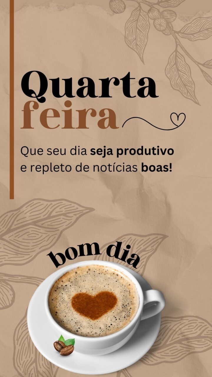 Story Bom Dia Quarta-Feira