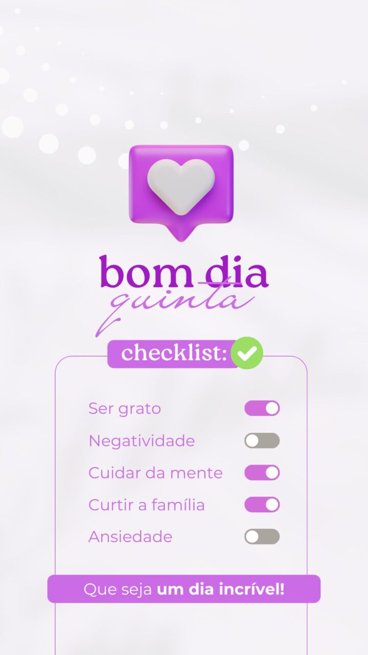 Story Bom Dia Quinta-Feira